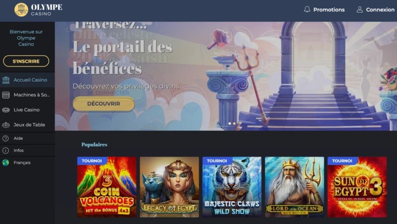 Casino en ligne olympe à France Casino en ligne olympe à France